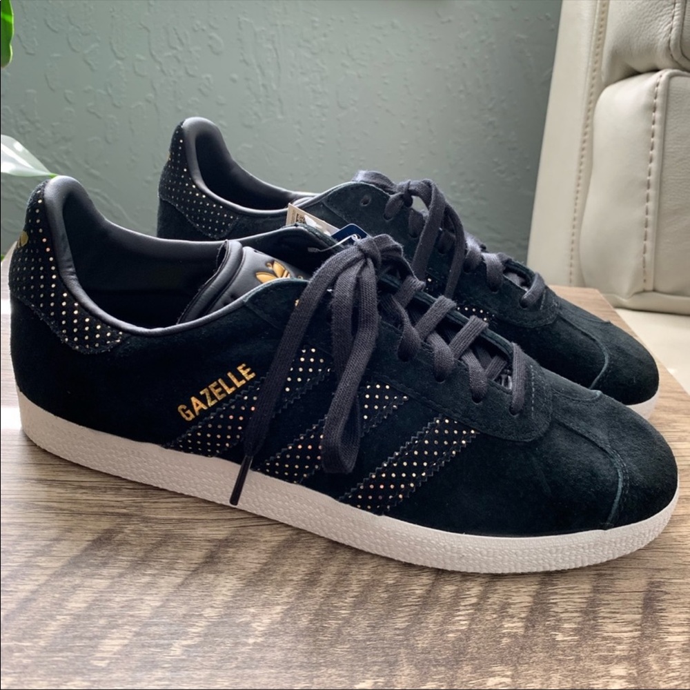 Adidas Black Gazelles Sneakers 8
